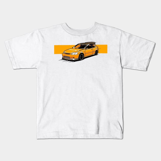 Hatchback Kids T-Shirt by VM04